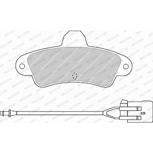 Слика на плочки FERODO SL FSL913 за Ford Mondeo 1 Estate (BNP) 1.8 i 16V - 115 коњи бензин