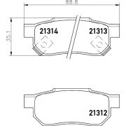 Слика 2 на плочки HELLA PAGID 8DB 355 005-731