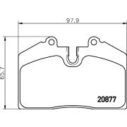 Слика 2 на плочки HELLA PAGID 8DB 355 006-351