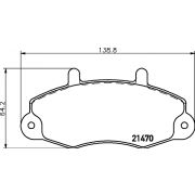 Слика 2 на плочки HELLA PAGID 8DB 355 006-391