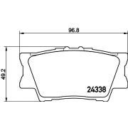 Слика 2 на плочки HELLA PAGID 8DB 355 006-881