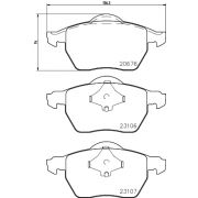 Слика 2 на плочки HELLA PAGID 8DB 355 006-921