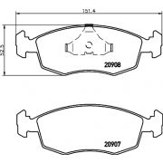 Слика 2 на плочки HELLA PAGID 8DB 355 007-331