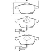 Слика 2 на плочки HELLA PAGID 8DB 355 008-411