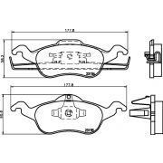 Слика 2 на плочки HELLA PAGID 8DB 355 008-621