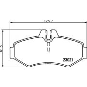 Слика 2 на плочки HELLA PAGID 8DB 355 008-651