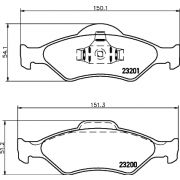 Слика 2 на плочки HELLA PAGID 8DB 355 008-891