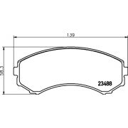 Слика 2 на плочки HELLA PAGID 8DB 355 009-461