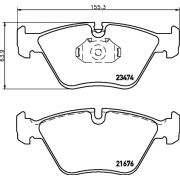 Слика 2 на плочки HELLA PAGID 8DB 355 009-651