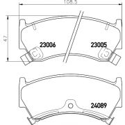 Слика 2 на плочки HELLA PAGID 8DB 355 009-821