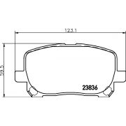 Слика 2 на плочки HELLA PAGID 8DB 355 010-221