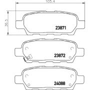 Слика 2 на плочки HELLA PAGID 8DB 355 010-241