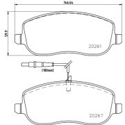 Слика 2 на плочки HELLA PAGID 8DB 355 010-501