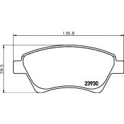 Слика 2 на плочки HELLA PAGID 8DB 355 010-541