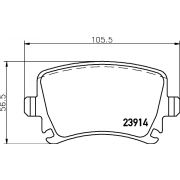 Слика 2 на плочки HELLA PAGID 8DB 355 010-601