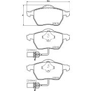 Слика 2 на плочки HELLA PAGID 8DB 355 010-731