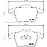 Слика 2 на плочки HELLA PAGID 8DB 355 010-801