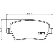 Слика 2 на плочки HELLA PAGID 8DB 355 010-851