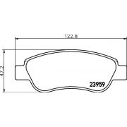 Слика 2 на плочки HELLA PAGID 8DB 355 012-141