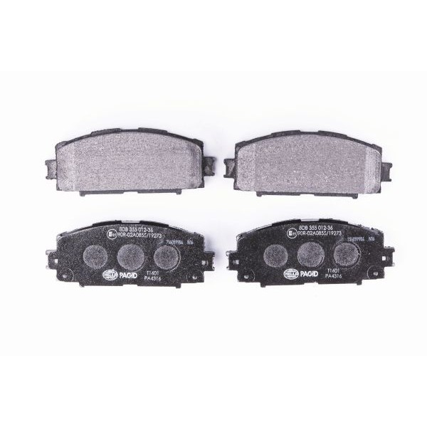 Слика на плочки HELLA PAGID 8DB 355 012-361 за Toyota Yaris (P9) 1.3 VVT-i - 86 коњи бензин