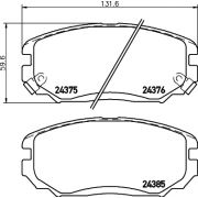 Слика 2 на плочки HELLA PAGID 8DB 355 012-461