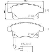 Слика 2 $на Плочки HELLA PAGID 8DB 355 012-781