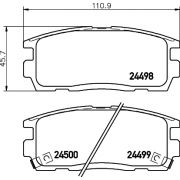 Слика 2 на Плочки HELLA PAGID 8DB 355 012-951