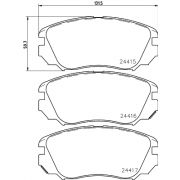 Слика 2 на плочки HELLA PAGID 8DB 355 013-051