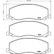 Слика 2 на плочки HELLA PAGID 8DB 355 013-061