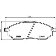 Слика 2 на плочки HELLA PAGID 8DB 355 013-141