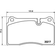 Слика 2 $на Плочки HELLA PAGID 8DB 355 013-201