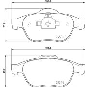 Слика 2 на плочки HELLA PAGID 8DB 355 013-241