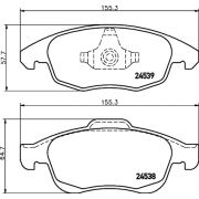 Слика 2 на плочки HELLA PAGID 8DB 355 013-341