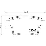 Слика 2 на плочки HELLA PAGID 8DB 355 013-361