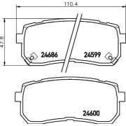 Слика 2 на плочки HELLA PAGID 8DB 355 013-551