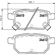 Слика 2 на плочки HELLA PAGID 8DB 355 013-581