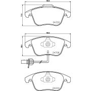 Слика 2 на плочки HELLA PAGID 8DB 355 013-861