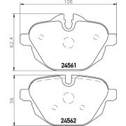 Слика 2 на плочки HELLA PAGID 8DB 355 013-921