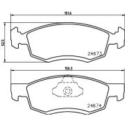 Слика 2 $на Плочки HELLA PAGID 8DB 355 013-951