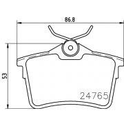 Слика 2 на плочки HELLA PAGID 8DB 355 014-081