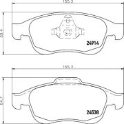 Слика 2 на плочки HELLA PAGID 8DB 355 014-791