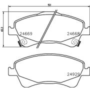 Слика 2 на плочки HELLA PAGID 8DB 355 014-881