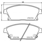 Слика 2 на плочки HELLA PAGID 8DB 355 015-241