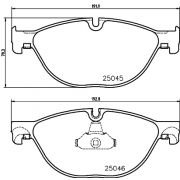 Слика 2 на плочки HELLA PAGID 8DB 355 015-251