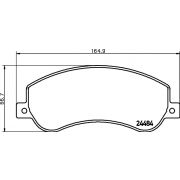 Слика 2 на плочки HELLA PAGID 8DB 355 015-401