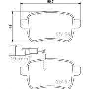 Слика 2 на плочки HELLA PAGID 8DB 355 015-541