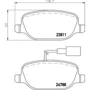 Слика 2 на плочки HELLA PAGID 8DB 355 015-571