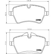 Слика 2 на плочки HELLA PAGID 8DB 355 016-041