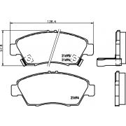 Слика 2 на плочки HELLA PAGID 8DB 355 016-461