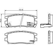 Слика 2 на плочки HELLA PAGID 8DB 355 016-471